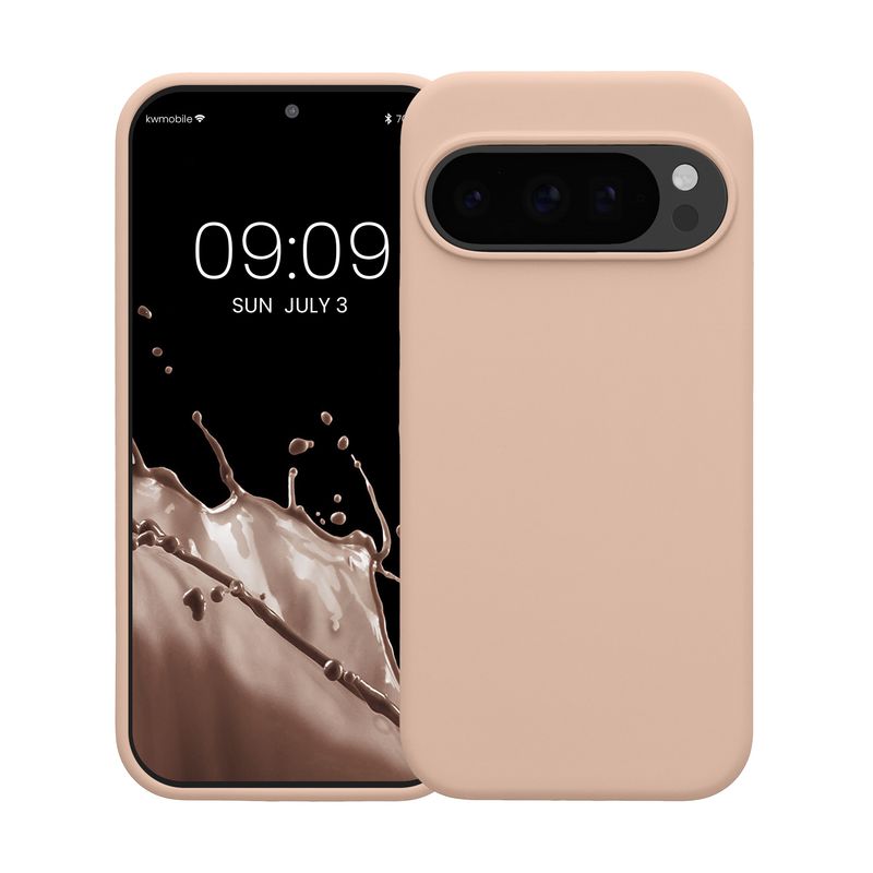 Laptop, Telefoane si Tablete - Telefoane mobile si accesorii - Accesorii Telefoane - Huse telefoane - Husa Kwmobile pentru Google Pixel 10/Pixel 10 Pro, incarcare wireless, silicon, roz prafuit - Infinity.ro