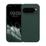 Laptop, Telefoane si Tablete - Telefoane mobile si accesorii - Accesorii Telefoane - Huse telefoane - Husa Kwmobile pentru Google Pixel 10/Pixel 10 Pro, incarcare wireless, silicon, verde muschi - Infinity.ro