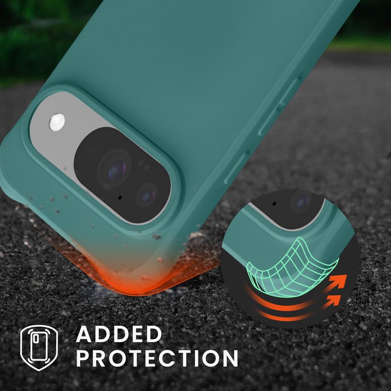 Laptop, Telefoane si Tablete - Telefoane mobile si accesorii - Accesorii Telefoane - Huse telefoane - Husa Kwmobile pentru Google Pixel 10/Pixel 10 Pro, protectie la socuri, silicon, albastru - Infinity.ro
