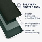 Laptop, Telefoane si Tablete - Telefoane mobile si accesorii - Accesorii Telefoane - Huse telefoane - Husa Kwmobile pentru Google Pixel 10/Pixel 10 Pro, incarcare wireless, silicon, verde muschi - Infinity.ro