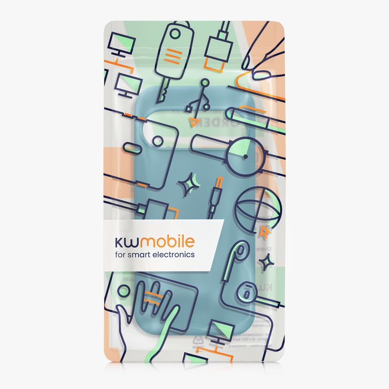 Laptop, Telefoane si Tablete - Telefoane mobile si accesorii - Accesorii Telefoane - Huse telefoane - Husa Kwmobile pentru Google Pixel 10/Pixel 10 Pro, incarcare wireless, silicon, turcoaz - Infinity.ro