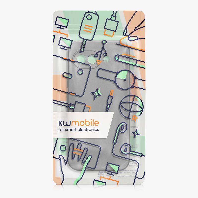 Laptop, Telefoane si Tablete - Telefoane mobile si accesorii - Accesorii Telefoane - Huse telefoane - Husa Kwmobile pentru Google Pixel 10a, anti-alunecare, protectie la zgarieturi, silicon, gri - Infinity.ro