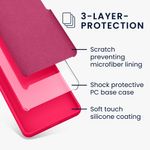 Laptop, Telefoane si Tablete - Telefoane mobile si accesorii - Accesorii Telefoane - Huse telefoane - Husa Kwmobile pentru Google Pixel 10/Pixel 10 Pro, incarcare wireless, silicon, roz neon - Infinity.ro