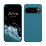 Laptop, Telefoane si Tablete - Telefoane mobile si accesorii - Accesorii Telefoane - Huse telefoane - Husa Kwmobile pentru Google Pixel 10/Pixel 10 Pro, incarcare wireless, silicon, turcoaz - Infinity.ro