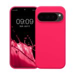 Laptop, Telefoane si Tablete - Telefoane mobile si accesorii - Accesorii Telefoane - Huse telefoane - Husa Kwmobile pentru Google Pixel 10/Pixel 10 Pro, incarcare wireless, silicon, roz neon - Infinity.ro