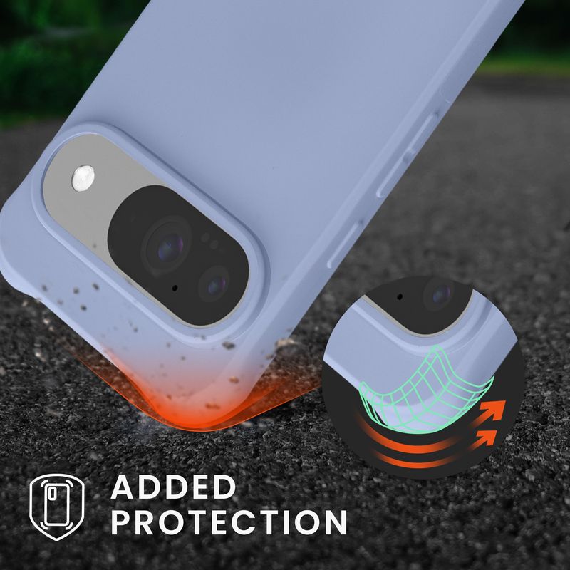 Laptop, Telefoane si Tablete - Telefoane mobile si accesorii - Accesorii Telefoane - Huse telefoane - Husa Kwmobile pentru Google Pixel 10/Pixel 10 Pro, protectie la socuri, silicon, lavanda - Infinity.ro