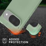 Laptop, Telefoane si Tablete - Telefoane mobile si accesorii - Accesorii Telefoane - Huse telefoane - Husa Kwmobile pentru Google Pixel 10/Pixel 10 Pro, protectie la socuri, silicon, verde - Infinity.ro