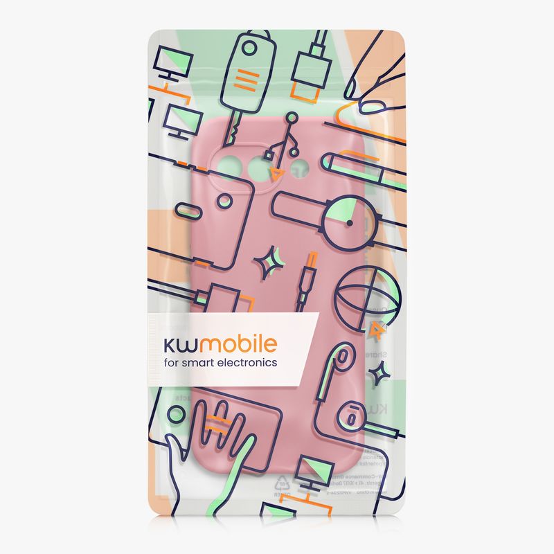 Laptop, Telefoane si Tablete - Telefoane mobile si accesorii - Accesorii Telefoane - Huse telefoane - Husa Kwmobile pentru Google Pixel 10a, anti-alunecare, protectie la zgarieturi, silicon, roz - Infinity.ro