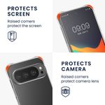 Laptop, Telefoane si Tablete - Telefoane mobile si accesorii - Accesorii Telefoane - Huse telefoane - Husa Kwmobile pentru Google Pixel 10/Pixel 10 Pro, protectie la socuri, TPU, transparent, gri - Infinity.ro