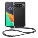 Laptop, Telefoane si Tablete - Telefoane mobile si accesorii - Accesorii Telefoane - Huse telefoane - Husa Kwmobile pentru Google Pixel 10/Pixel 10 Pro, protectie la socuri, TPU, transparent, gri - Infinity.ro