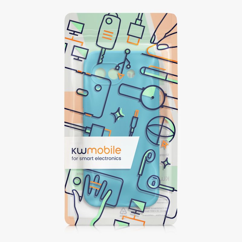 Laptop, Telefoane si Tablete - Telefoane mobile si accesorii - Accesorii Telefoane - Huse telefoane - Husa Kwmobile pentru Google Pixel 10a, anti-alunecare, protectie la zgarieturi, silicon, albastru - Infinity.ro