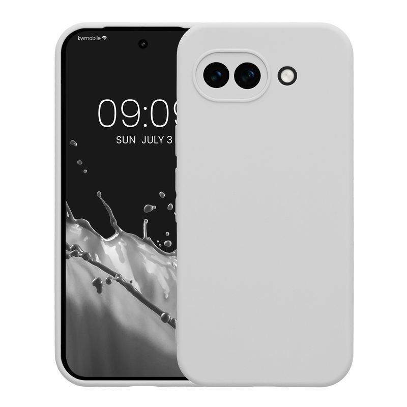 Laptop, Telefoane si Tablete - Telefoane mobile si accesorii - Accesorii Telefoane - Huse telefoane - Husa Kwmobile pentru Google Pixel 10a, anti-alunecare, silicon, alb - Infinity.ro