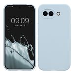 Laptop, Telefoane si Tablete - Telefoane mobile si accesorii - Accesorii Telefoane - Huse telefoane - Husa Kwmobile pentru Google Pixel 10a, anti-alunecare, silicon, albastru deschis - Infinity.ro