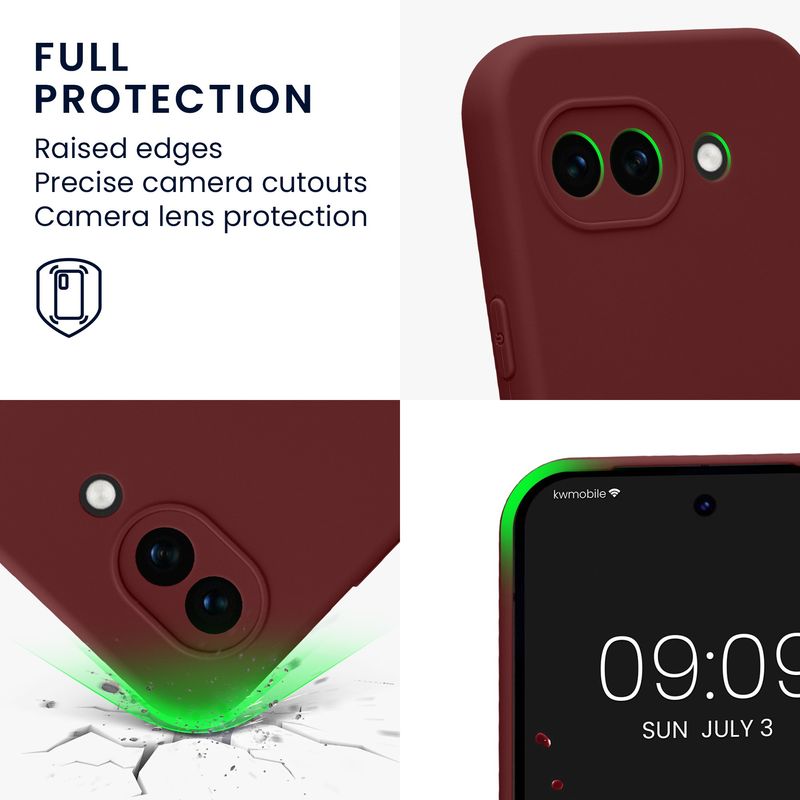 Laptop, Telefoane si Tablete - Telefoane mobile si accesorii - Accesorii Telefoane - Huse telefoane - Husa Kwmobile pentru Google Pixel 10a, anti-alunecare, protectie la zgarieturi, silicon, mov - Infinity.ro