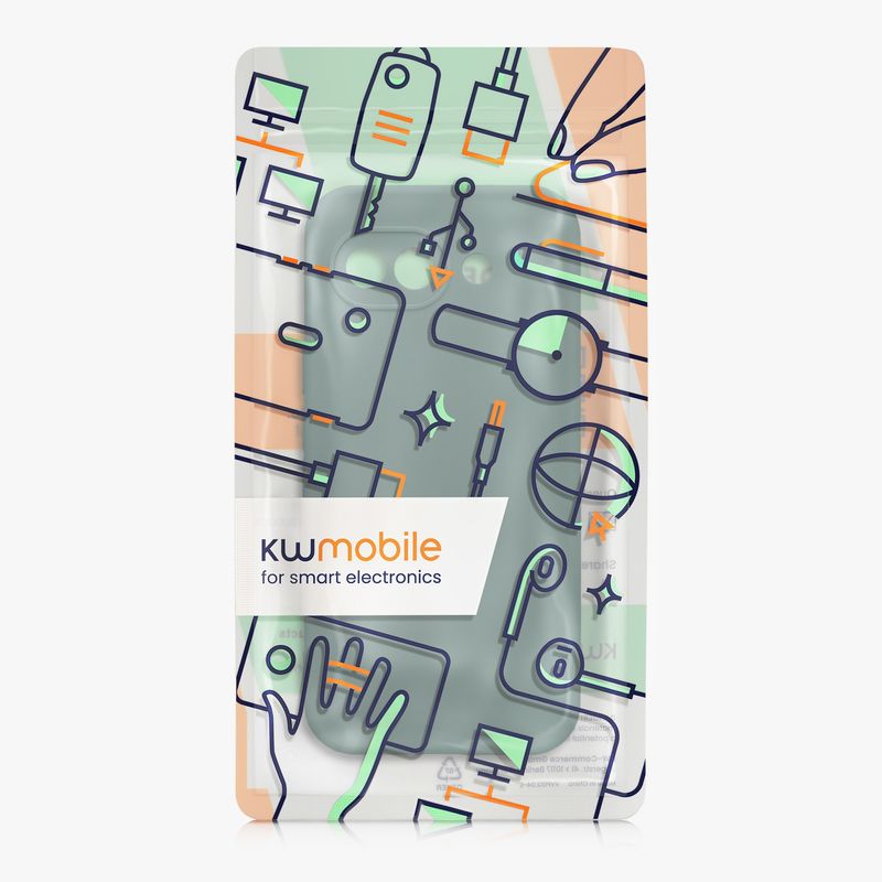 Laptop, Telefoane si Tablete - Telefoane mobile si accesorii - Accesorii Telefoane - Huse telefoane - Husa Kwmobile pentru Google Pixel 10a, anti-alunecare, silicon, albastru verzui - Infinity.ro