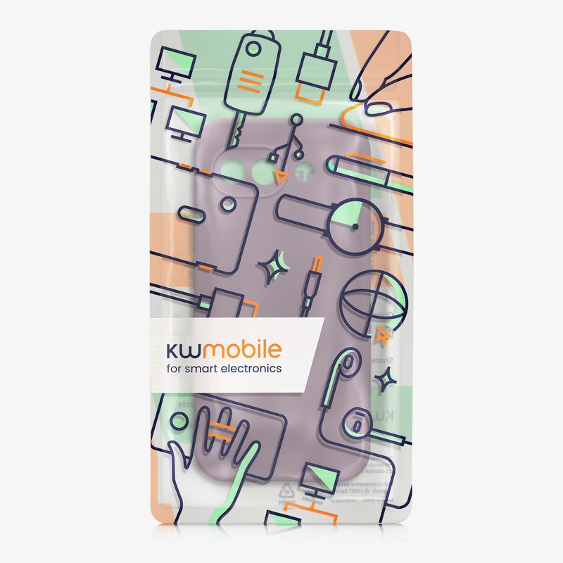 Laptop, Telefoane si Tablete - Telefoane mobile si accesorii - Accesorii Telefoane - Huse telefoane - Husa Kwmobile pentru Google Pixel 10a, anti-alunecare, silicon, iris - Infinity.ro