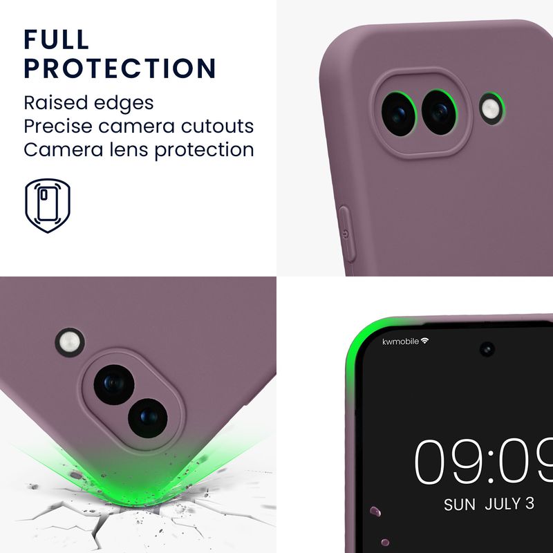 Laptop, Telefoane si Tablete - Telefoane mobile si accesorii - Accesorii Telefoane - Huse telefoane - Husa Kwmobile pentru Google Pixel 10a, anti-alunecare, silicon, iris - Infinity.ro