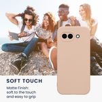 Laptop, Telefoane si Tablete - Telefoane mobile si accesorii - Accesorii Telefoane - Huse telefoane - Husa Kwmobile pentru Google Pixel 10a, anti-alunecare, silicon, bej - Infinity.ro