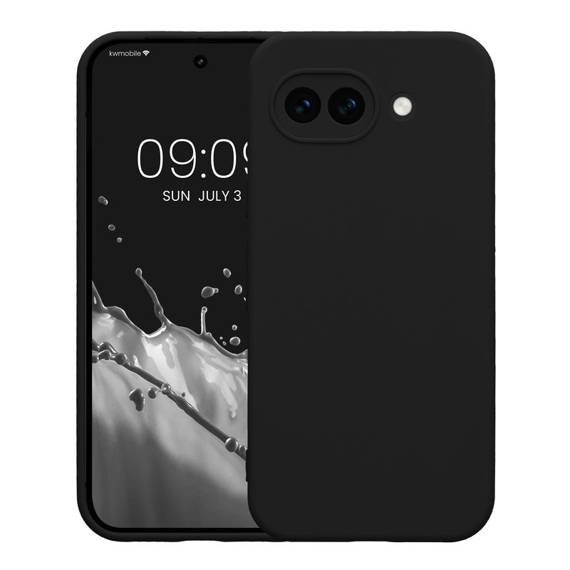 Laptop, Telefoane si Tablete - Telefoane mobile si accesorii - Accesorii Telefoane - Huse telefoane - Husa Kwmobile pentru Google Pixel 10a, anti-alunecare, silicon, negru - Infinity.ro