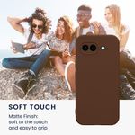 Laptop, Telefoane si Tablete - Telefoane mobile si accesorii - Accesorii Telefoane - Huse telefoane - Husa Kwmobile pentru Google Pixel 10a, anti-alunecare, silicon, maro - Infinity.ro