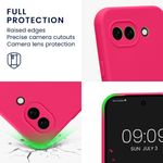 Laptop, Telefoane si Tablete - Telefoane mobile si accesorii - Accesorii Telefoane - Huse telefoane - Husa Kwmobile pentru Google Pixel 10a, anti-alunecare, silicon, roz neon - Infinity.ro