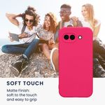 Laptop, Telefoane si Tablete - Telefoane mobile si accesorii - Accesorii Telefoane - Huse telefoane - Husa Kwmobile pentru Google Pixel 10a, anti-alunecare, silicon, roz neon - Infinity.ro