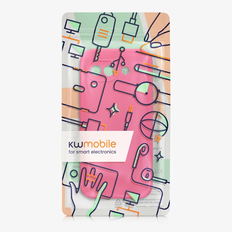 Laptop, Telefoane si Tablete - Telefoane mobile si accesorii - Accesorii Telefoane - Huse telefoane - Husa Kwmobile pentru Google Pixel 10a, anti-alunecare, silicon, roz neon - Infinity.ro
