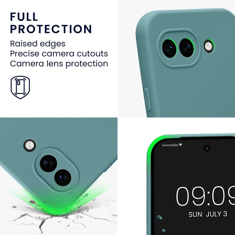 Laptop, Telefoane si Tablete - Telefoane mobile si accesorii - Accesorii Telefoane - Huse telefoane - Husa Kwmobile pentru Google Pixel 10a, anti-alunecare, silicon, noapte - Infinity.ro