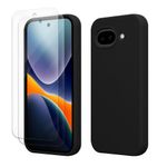 Laptop, Telefoane si Tablete - Telefoane mobile si accesorii - Accesorii Telefoane - Huse telefoane - Husa Kwmobile pentru Google Pixel 10a, anti-alunecare, sticla temperata, negru - Infinity.ro
