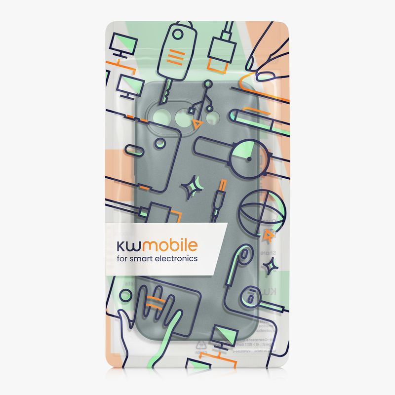Laptop, Telefoane si Tablete - Telefoane mobile si accesorii - Accesorii Telefoane - Huse telefoane - Husa Kwmobile pentru Google Pixel 10a, anti-alunecare, silicon, turcoaz metalizat - Infinity.ro