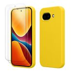 Laptop, Telefoane si Tablete - Telefoane mobile si accesorii - Accesorii Telefoane - Huse telefoane - Husa Kwmobile pentru Google Pixel 10a, anti-alunecare, sticla temperata, galben - Infinity.ro