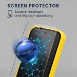 Laptop, Telefoane si Tablete - Telefoane mobile si accesorii - Accesorii Telefoane - Huse telefoane - Husa Kwmobile pentru Google Pixel 10a, anti-alunecare, sticla temperata, galben - Infinity.ro