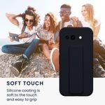 Laptop, Telefoane si Tablete - Telefoane mobile si accesorii - Accesorii Telefoane - Huse telefoane - Husa Kwmobile pentru Google Pixel 10a, functie stand, silicon, afine - Infinity.ro