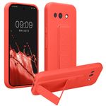 Laptop, Telefoane si Tablete - Telefoane mobile si accesorii - Accesorii Telefoane - Huse telefoane - Husa Kwmobile pentru Google Pixel 10a, functie stand, silicon, coral - Infinity.ro