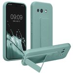 Laptop, Telefoane si Tablete - Telefoane mobile si accesorii - Accesorii Telefoane - Huse telefoane - Husa Kwmobile pentru Google Pixel 10a, functie stand, curea de mana, silicon, verde - Infinity.ro