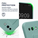 Laptop, Telefoane si Tablete - Telefoane mobile si accesorii - Accesorii Telefoane - Huse telefoane - Husa Kwmobile pentru Google Pixel 10a, functie stand, curea de mana, silicon, verde - Infinity.ro
