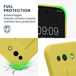 Laptop, Telefoane si Tablete - Telefoane mobile si accesorii - Accesorii Telefoane - Huse telefoane - Husa Kwmobile pentru Google Pixel 10a, functie stand, silicon, galben - Infinity.ro
