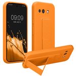 Laptop, Telefoane si Tablete - Telefoane mobile si accesorii - Accesorii Telefoane - Huse telefoane - Husa Kwmobile pentru Google Pixel 10a, functie stand, silicon, portocaliu - Infinity.ro