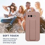 Laptop, Telefoane si Tablete - Telefoane mobile si accesorii - Accesorii Telefoane - Huse telefoane - Husa Kwmobile pentru Google Pixel 10a, functie stand, silicon, roz prafuit - Infinity.ro