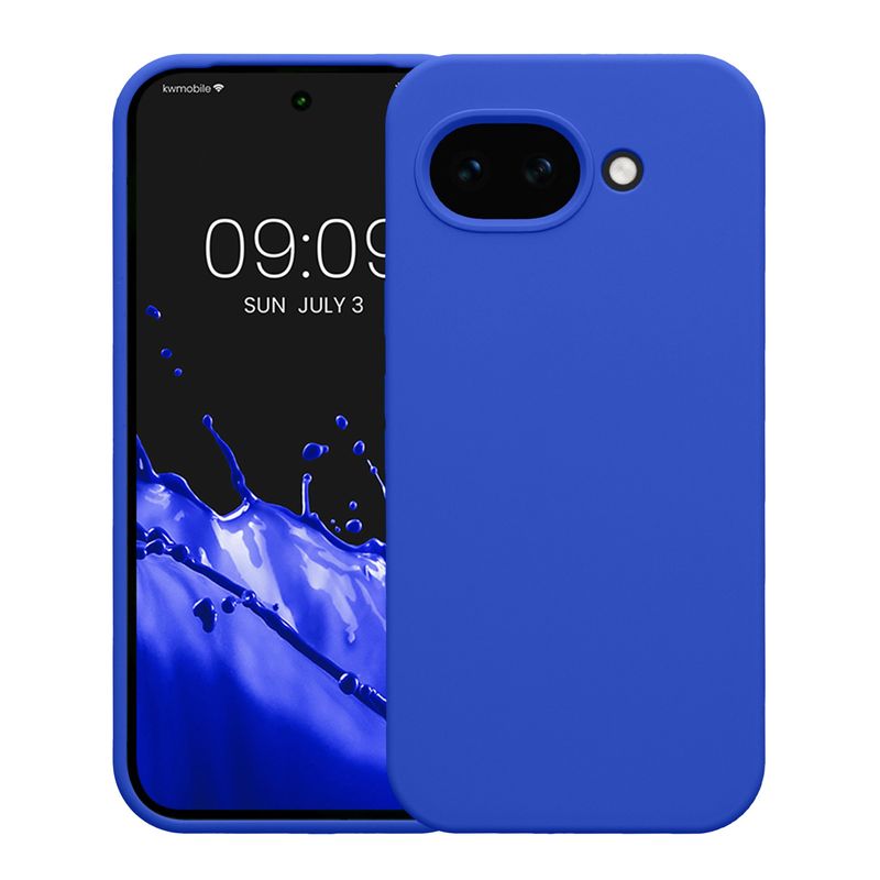 Laptop, Telefoane si Tablete - Telefoane mobile si accesorii - Accesorii Telefoane - Huse telefoane - Husa Kwmobile pentru Google Pixel 10a, incarcare wireless, silicon, albastru baltic - Infinity.ro