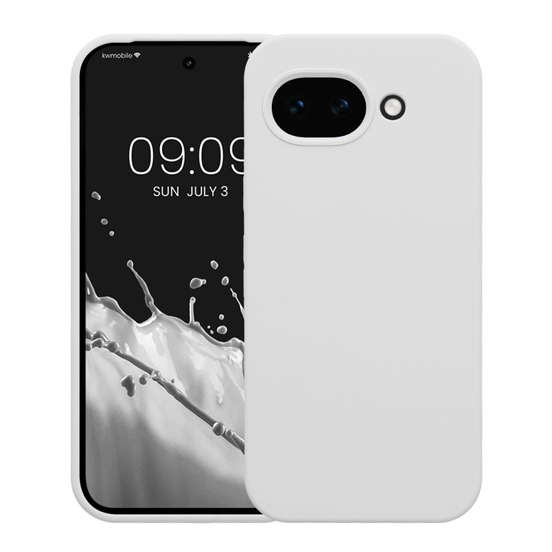 Laptop, Telefoane si Tablete - Telefoane mobile si accesorii - Accesorii Telefoane - Huse telefoane - Husa Kwmobile pentru Google Pixel 10a, incarcare wireless, silicon, alb - Infinity.ro