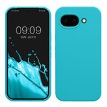 Laptop, Telefoane si Tablete - Telefoane mobile si accesorii - Accesorii Telefoane - Huse telefoane - Husa Kwmobile pentru Google Pixel 10a, incarcare wireless, silicon, albastru glaciar - Infinity.ro