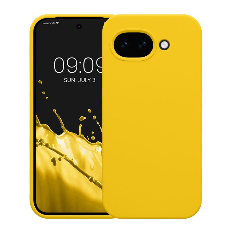 Laptop, Telefoane si Tablete - Telefoane mobile si accesorii - Accesorii Telefoane - Huse telefoane - Husa Kwmobile pentru Google Pixel 10a, incarcare wireless, silicon, galben - Infinity.ro