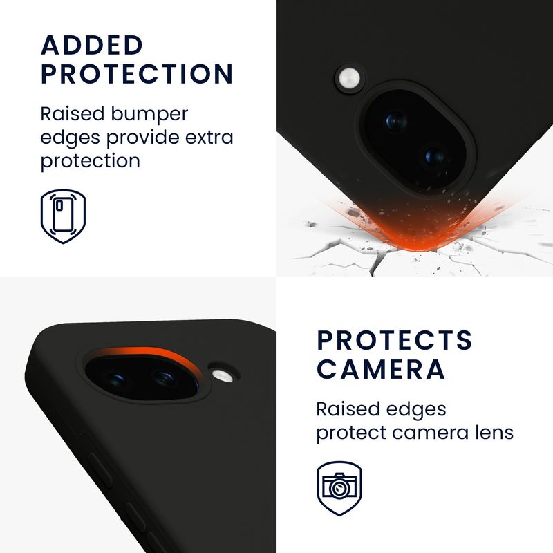 Laptop, Telefoane si Tablete - Telefoane mobile si accesorii - Accesorii Telefoane - Huse telefoane - Husa Kwmobile pentru Google Pixel 10a, incarcare wireless, silicon, negru - Infinity.ro