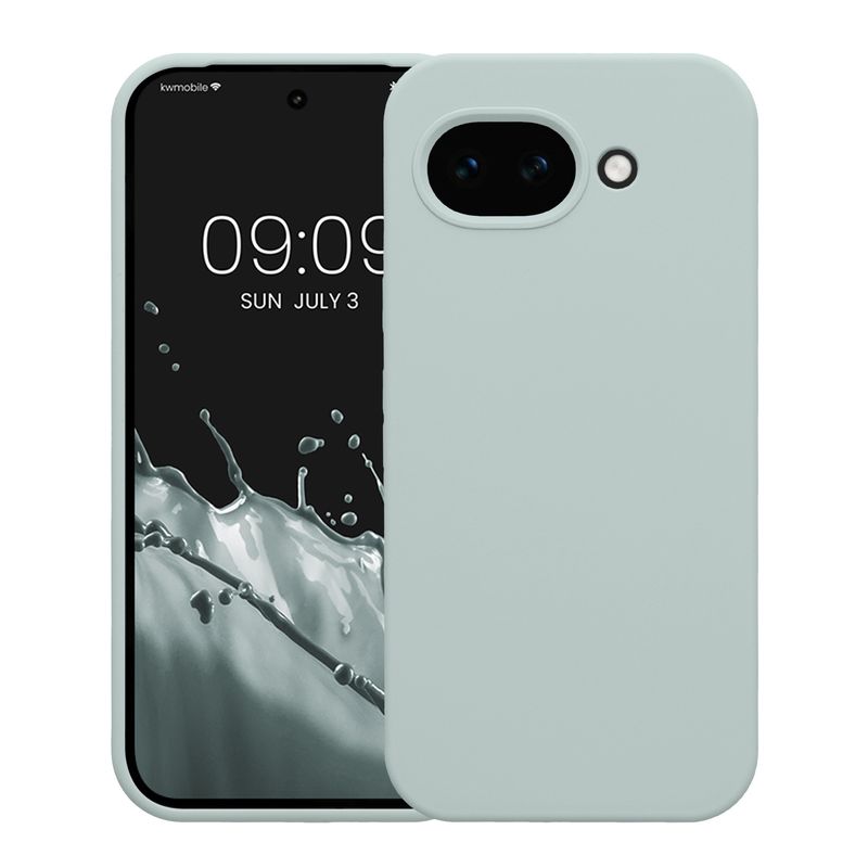 Laptop, Telefoane si Tablete - Telefoane mobile si accesorii - Accesorii Telefoane - Huse telefoane - Husa Kwmobile pentru Google Pixel 10a, incarcare wireless, silicon, menta - Infinity.ro