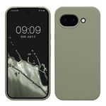 Laptop, Telefoane si Tablete - Telefoane mobile si accesorii - Accesorii Telefoane - Huse telefoane - Husa Kwmobile pentru Google Pixel 10a, incarcare wireless, silicon, verde, gri - Infinity.ro