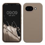 Laptop, Telefoane si Tablete - Telefoane mobile si accesorii - Accesorii Telefoane - Huse telefoane - Husa Kwmobile pentru Google Pixel 10a, incarcare wireless, silicon, gri, bej - Infinity.ro