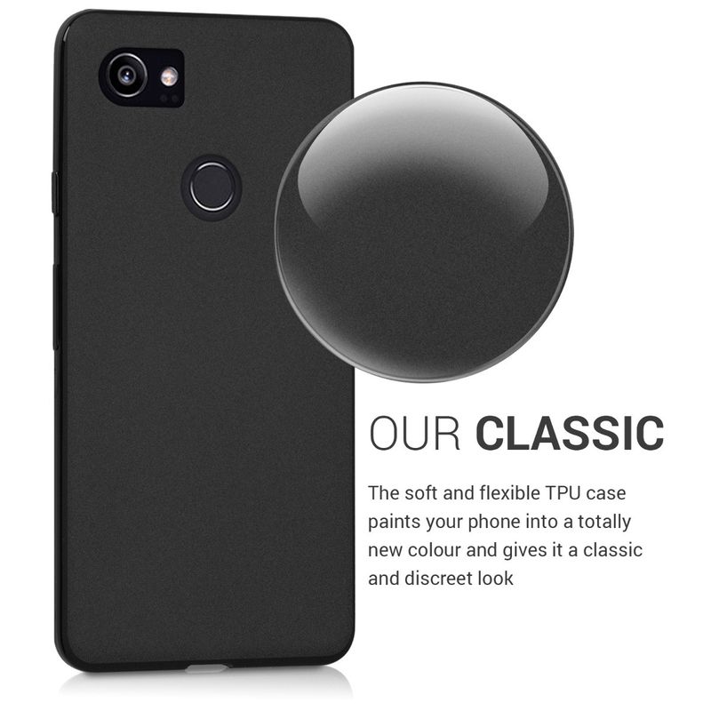 Laptop, Telefoane si Tablete - Telefoane mobile si accesorii - Accesorii Telefoane - Huse telefoane - Husa Kwmobile pentru Google Pixel 2 XL, incarcare wireless, silicon, negru - Infinity.ro