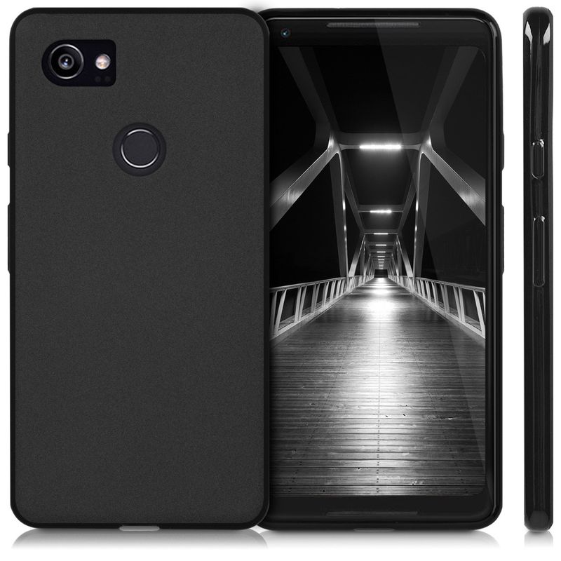 Laptop, Telefoane si Tablete - Telefoane mobile si accesorii - Accesorii Telefoane - Huse telefoane - Husa Kwmobile pentru Google Pixel 2 XL, incarcare wireless, silicon, negru - Infinity.ro