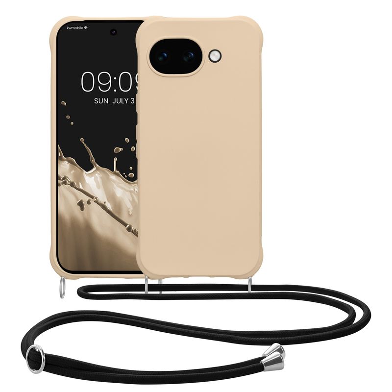 Laptop, Telefoane si Tablete - Telefoane mobile si accesorii - Accesorii Telefoane - Huse telefoane - Husa Kwmobile pentru Google Pixel 10a, protectie la socuri, silicon, bej - Infinity.ro
